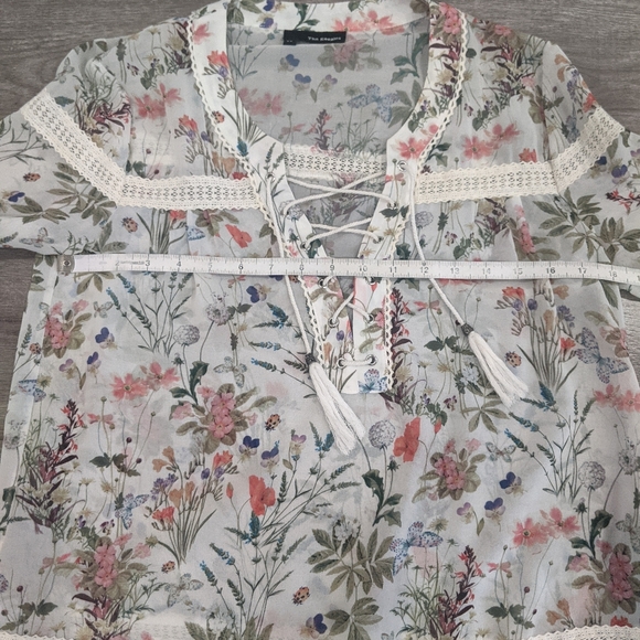 The Kooples Floral Chiffon Blouse - Picture 10 of 12